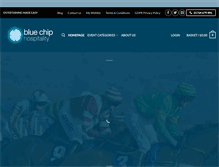 Tablet Screenshot of bluechiphospitality.com
